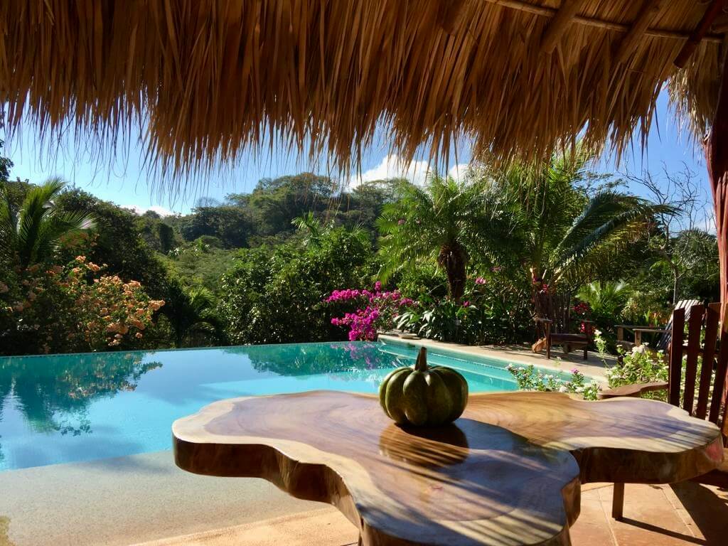 Villa Mariposa avec piscine a débordement face à la jungle Costa Rica